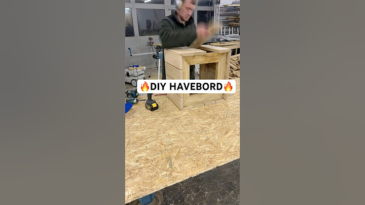 Sådan laver du et DIY havebord, plantekasse mv.