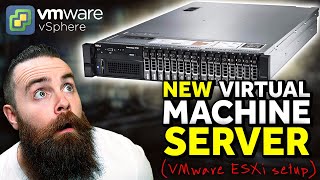 i bought a new SERVER!! (VMware ESXi Setup and Install) screenshot 5