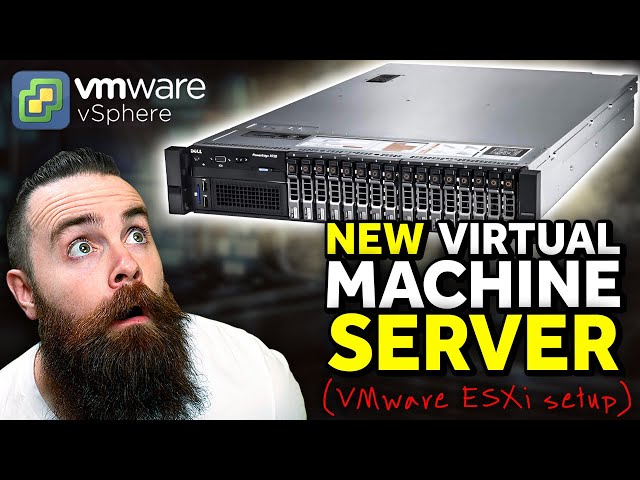 i bought a new SERVER!! (VMware ESXi Setup and Install) class=