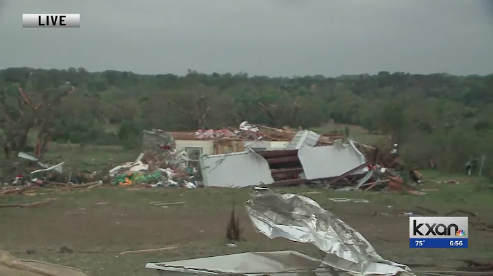Aftermath of tornado in Bell County