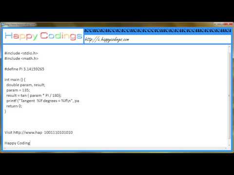 Calculate tangent tan c code example