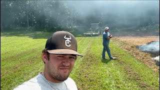 Field prepping for alfalfa