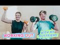 WORKING OUT WITH MY BOYFRIEND || KESLEY JADE LEROY