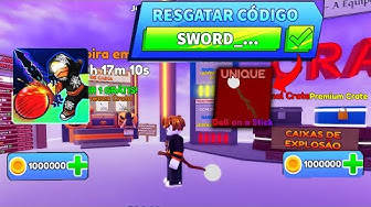 TODOS OS NOVOS CÓDIGOS de WINS +SWORDS no BLADE BALL! ROBLOX BLADE