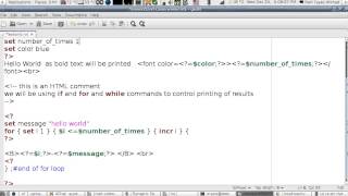 Information Tcl/Rivet Server Side Scripting Tutorial Lesson 5: Control The Printing Of Results (Arabic Version) Update