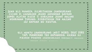 Sinopsis novel Sangkuriang || Tugas bahasa sunda || Fhina Nurul Izzah IX-f