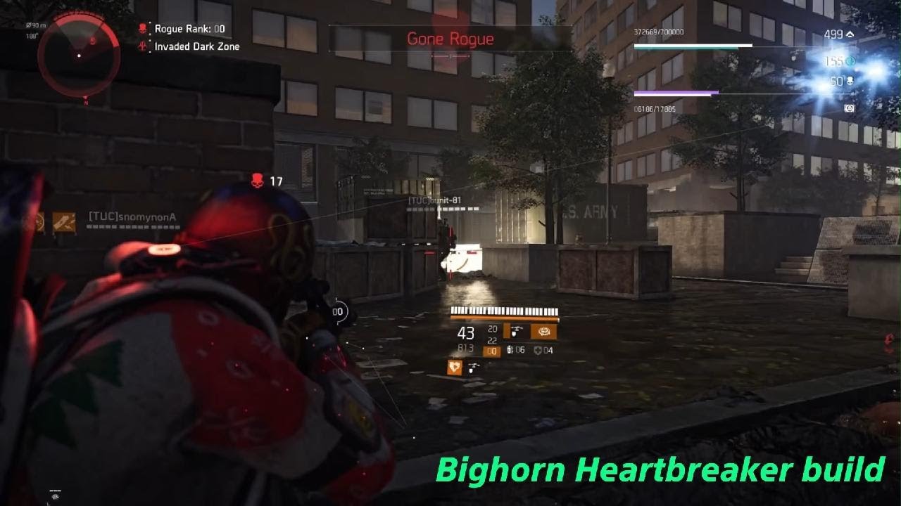 Ina field with Nolimit...Division 2 Bighorn heartbreaker build with Catharsis Mask