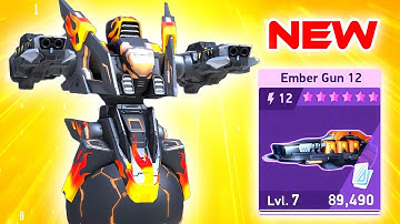 New Weapon Ember Gun 12 with Nomad - Mech Arena