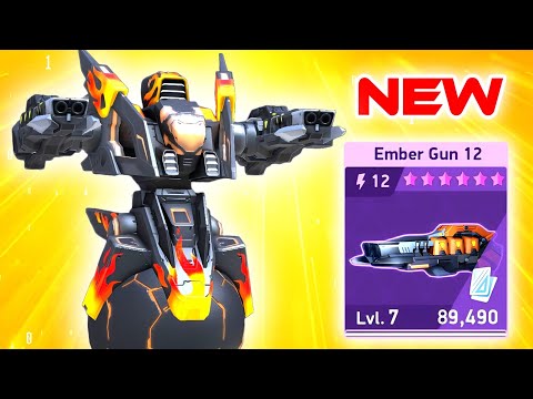 New Weapon Ember Gun 12 with Nomad - Mech Arena