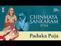 Paduka puja  chinmaya sankaram 2024  chinmaya mission  swami chinmayananda