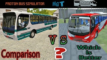 Proton Bus simulator | VS | Proton Bus Simulator Road | Comparison Which is Better ??