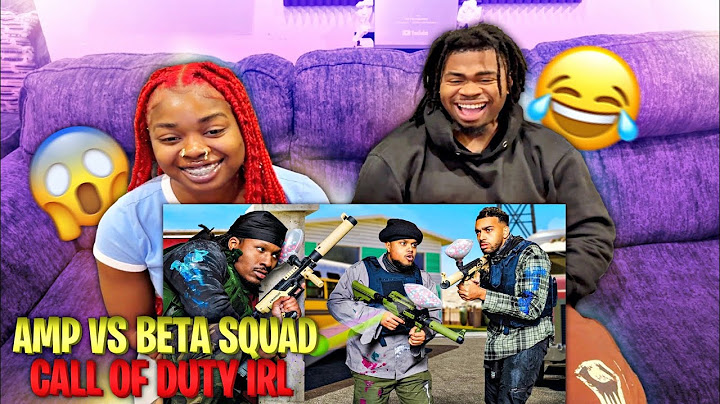AMP VS BETA SQUAD: CALL OF DUTY IRL | REACTION