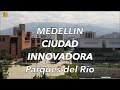 Volando por MEDELLÍN, Colombia. Marzo 2021. Desde Parques del Río. CIUDAD INNOVADORA