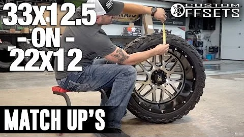 Custom Offsets Match Up: 33x12.5 on 22x12