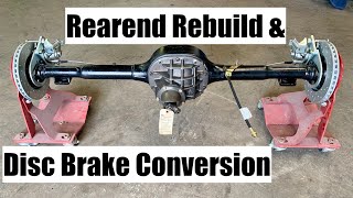 How to rebuild and install disk brakes on Ford Mustang 8 inch rear end