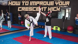 How to Improve Your Crescent Kick | Taekwondo Sparring Tips