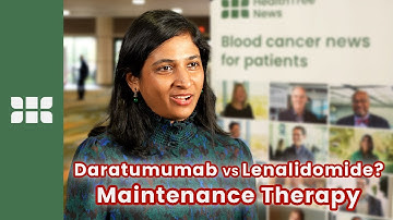 Daratumumab VS Lenalidomide maintenance therapy in Multiple Myeloma  | Urvi Shah, MD | #ASH2025