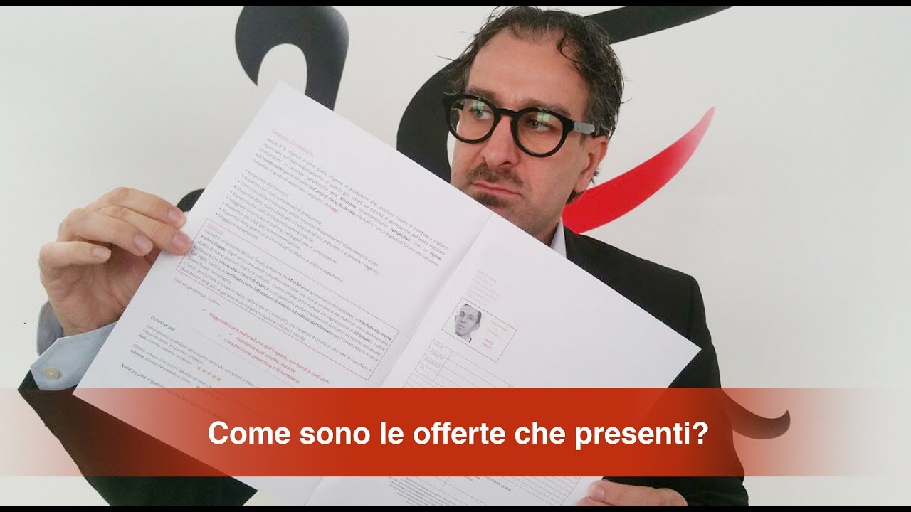 Come sono le offerte che presenti? - YouTube