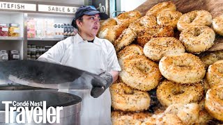 A Day Making The Oldest Bagels in New York | Local Process | Condé Nast Traveler