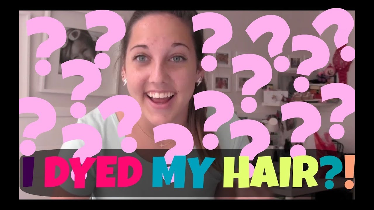 I DYED MY HAIR?!? scholarship meaning