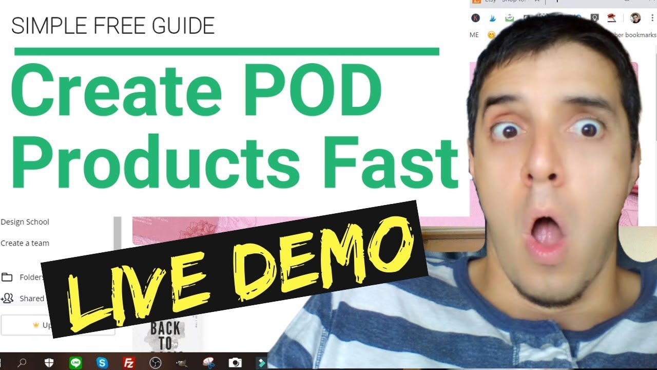 How To Create Print On Demand Products With Canva And GIMP - YouTube