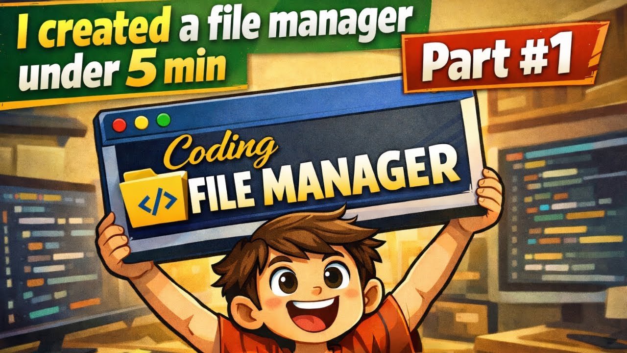 I create a file manager under 5 minute | part1 