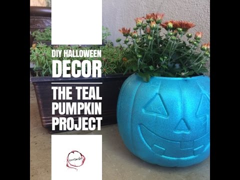 Why are teal pumpkins popping up on porches?