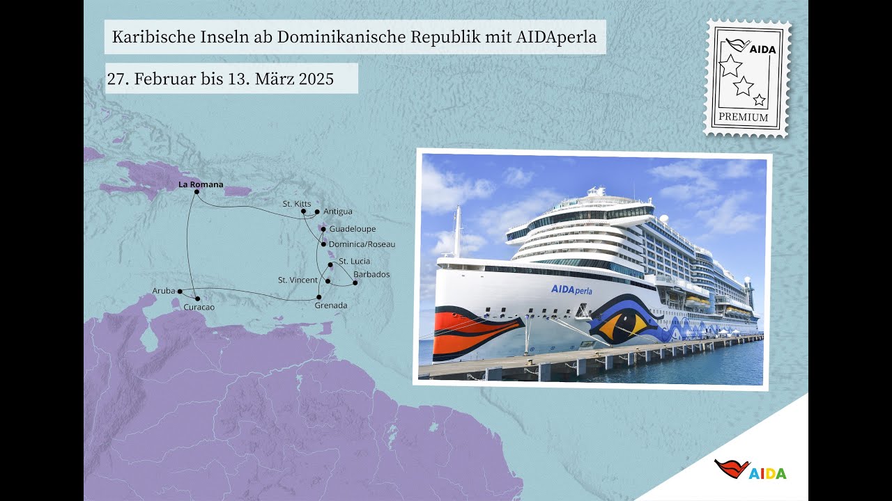 AIDA Kreuzfahrt Karibik 2025