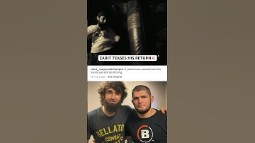 ZABIT SHARES TRAINING VIDEO TEASING HIS RETURN