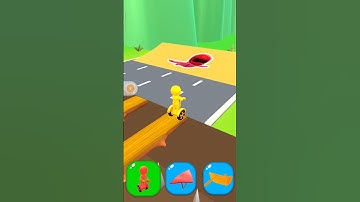 Shape-shifting Funny Race Gameplay new hyper casual game #shapeshifting #gameplay #shorts