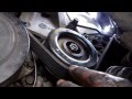 How to replace drive belts 2005 Kia sedona