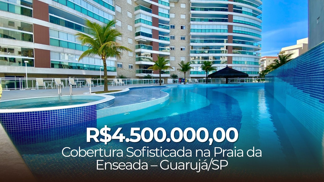 Conheça essa Cobertura Espetacular na Praia da Enseada no Guarujá/SP