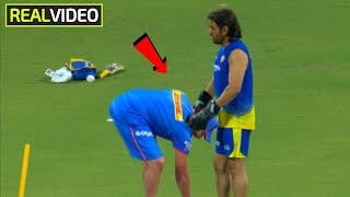 The whole Wankhede stood up and applauds when Rohit Sharma touched MS Dhonis feet in MI vs CSK IPL