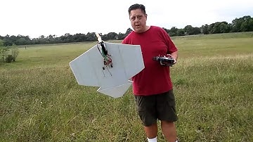 Flying my home build foam board rc plane.