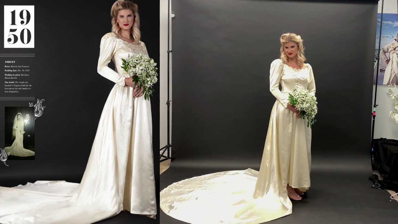 Wedding Gowns Through the Decades YouTube