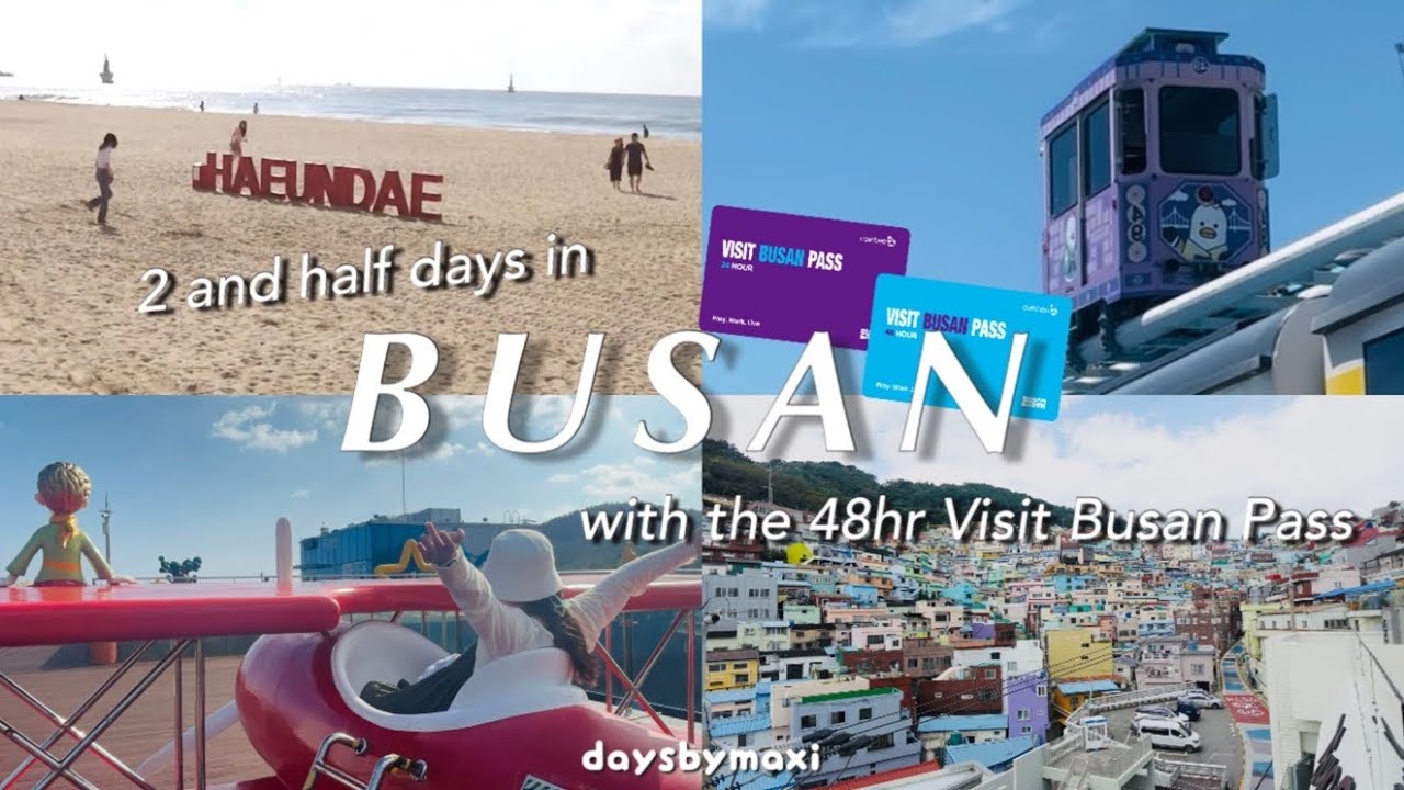 2,5 дня в #Пусане с Visit Busan Pass | пляжи, чимчильбан, деревня Камчхон - KOREA VLOG