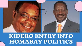 Evans Kidero Entry Into Homabay Gubernatorial Race Complicate Matrix for Raila Odinga Allies