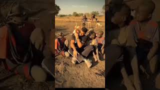 Passanger Paramvir with Mundari Tribe in South Sudan 🇸🇸 #paramveer #youtubeshorts #africa #travel