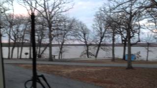 Oklahoma Lake Eufaula State Park inside coach views