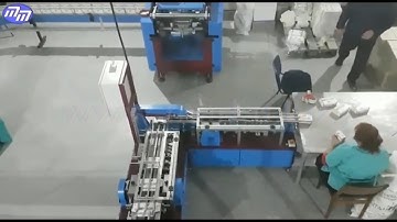 Automated packaging system in process, cube sugar machine