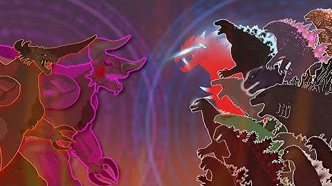 Every Godzilla Vs Bagan | The Complete Saga | Sticknodes Animation |