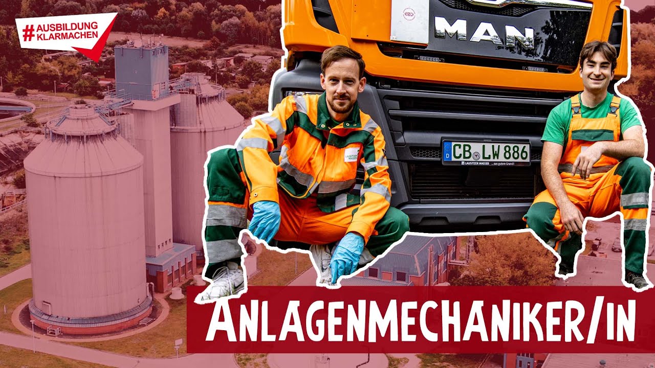 🚰Für unser Trinkwasser! Ausbildung als Anlagenmechaniker (Instandhaltung) bei der LWG Cottbus