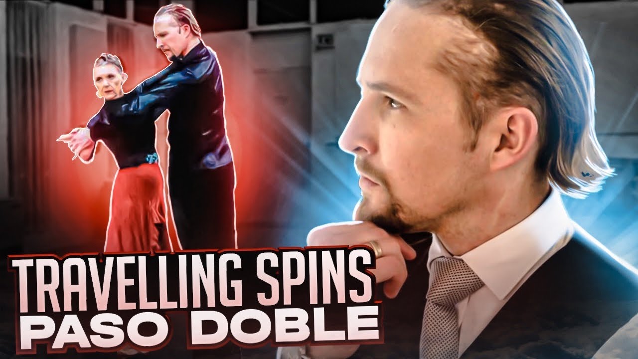 Traveling Spins in Promenade Paso Doble - Steps, Footwork, Timing!