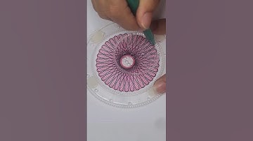 Hypnotic Spirograph Art ASMR | Colorful and Relaxing Designs #satisfying  #asmr