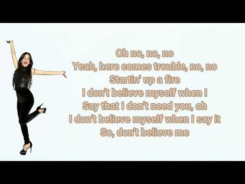 Camilla Cabello-Liar Lyrics