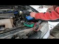 Parking lights not working. How to replace parking sensor. Toyota Caldina ST195