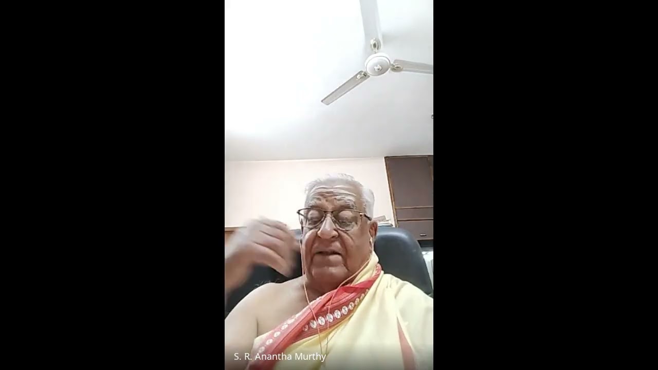 Lesson No. 130 talk by Sri Anantha Murthy on Taittireeya Upanishad Shaankara Bhashya