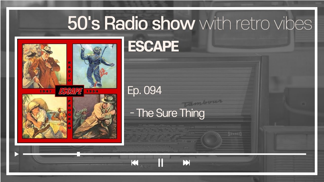 [라디오] 50년대 미국 라디오 쇼 / Escape ep094 - YouTube