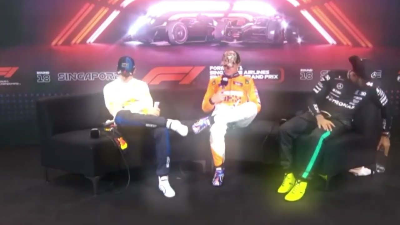 Lewis Hamilton, Lando Norris DEFEND Max Verstappen in FIA Press Conference