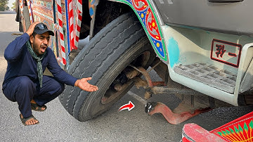 Pakistani Dumper Axle Snapped in the Middle of the Road - Unbelievable Repair! 